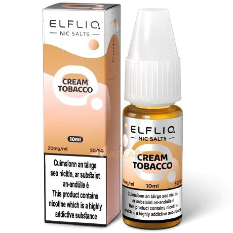 Cream Tobacco Nic Salt - Elfliq