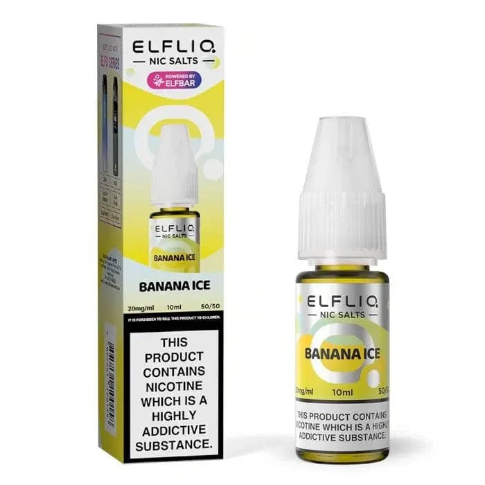 Banana ice - Nic salt -Elfliq